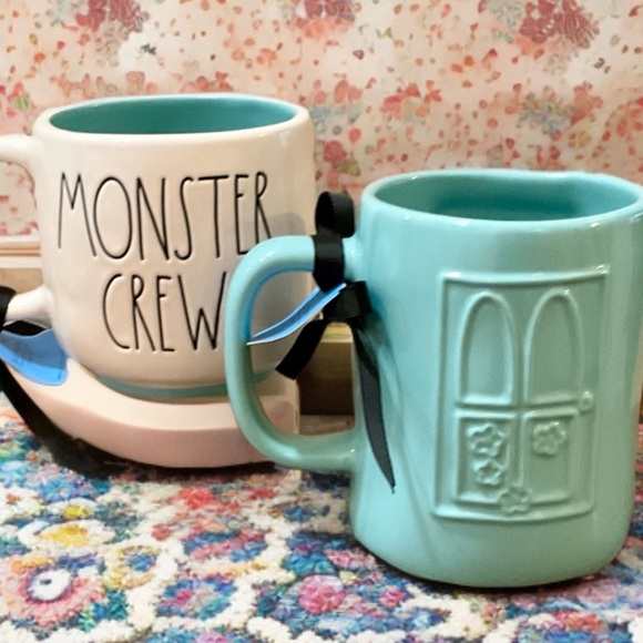 Rae Dunn x Monsters, Inc. Mugs Set/2 Monsters Inc. & Monster Crew